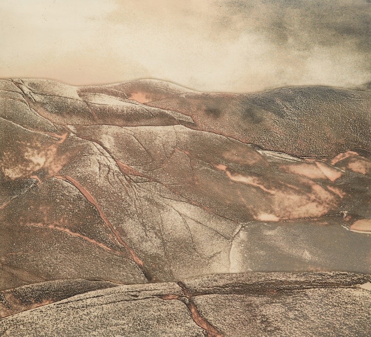 Artwork by Edward John Bartram, Cove Rock, Nova Scotia