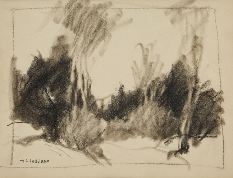 Artwork by Frederick Simpson Coburn, Clearing in the Woods