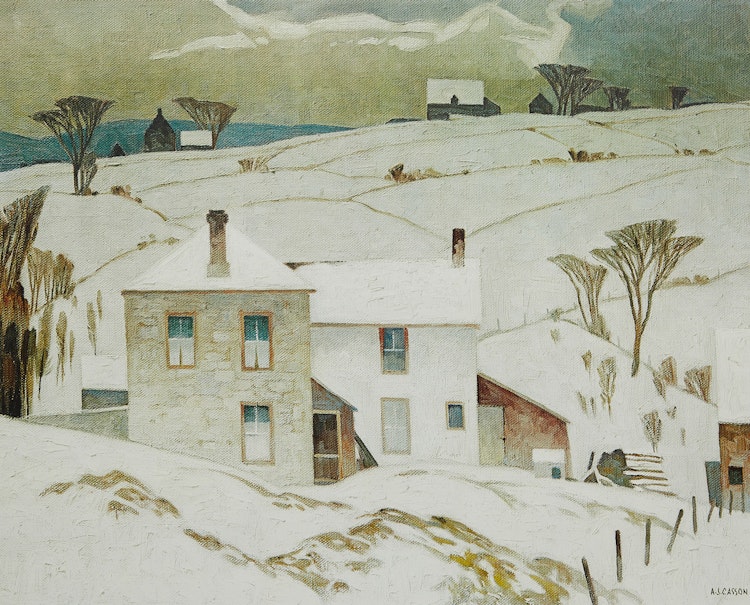 Artwork by Alfred Joseph Casson, March Day