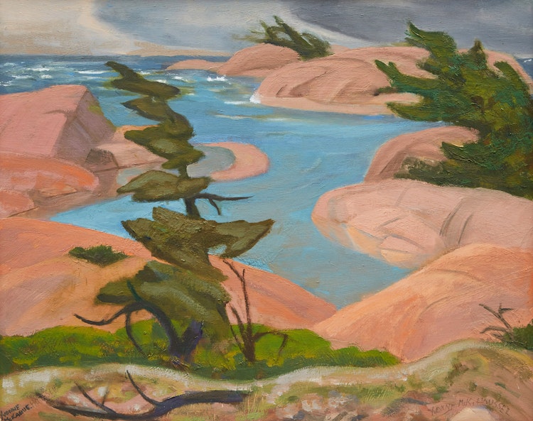 Artwork by Yvonne McKague Housser,  Before the Storm, Georgian Bay