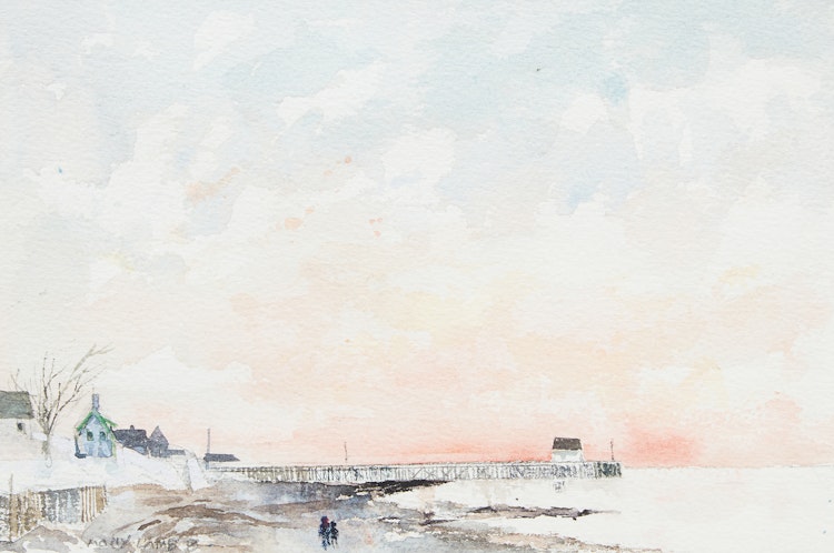 Artwork by Molly Lamb Bobak, Winter Dawn