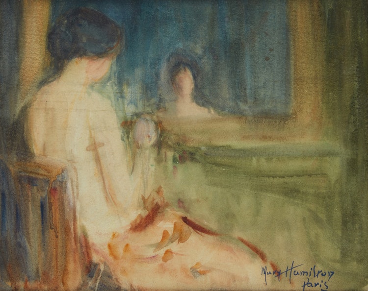 Artwork by Mary Riter Hamilton, Vanity