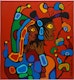 Thumbnail of Artwork by Norval Morrisseau, Two Hemispheres