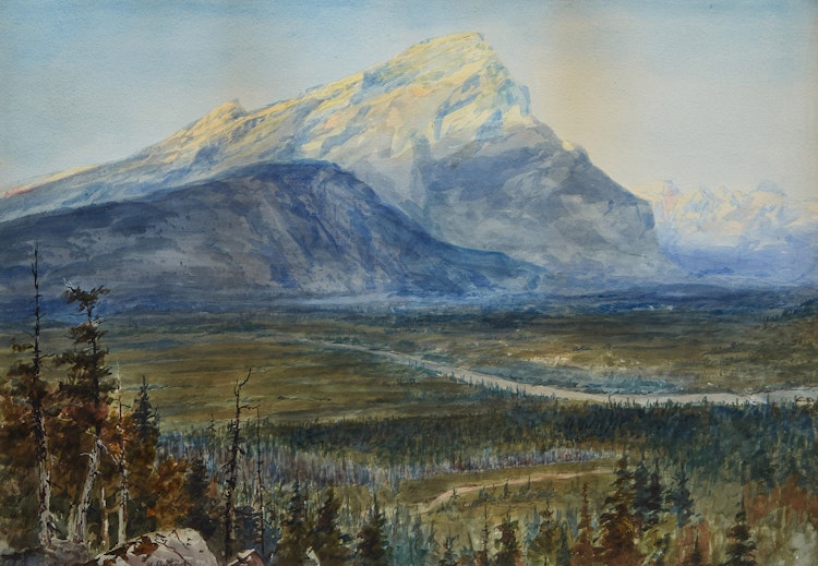 Artwork by Marmaduke Matthews, Mountain Landscape