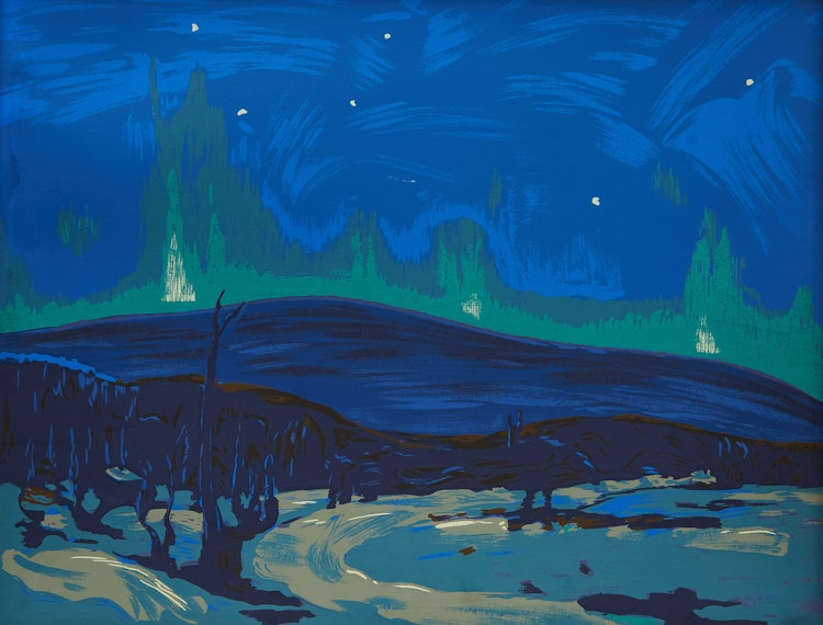 Artwork by Tom Thomson, Northern Lights
