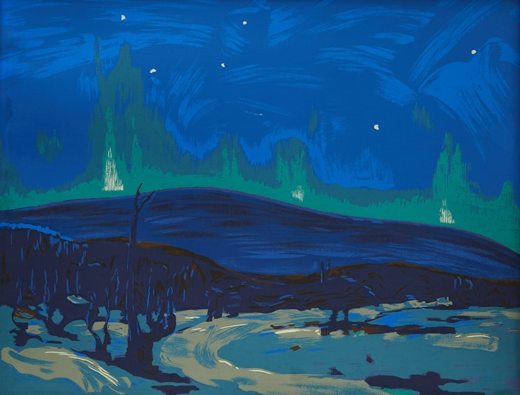 Artwork by Tom Thomson,  Northern Lights