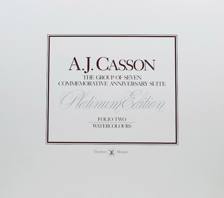 Artwork by Alfred Joseph Casson, A.J. Casson: The Group of Seven Commemorative Anniversary Suite (Folio Two: Watercolours)