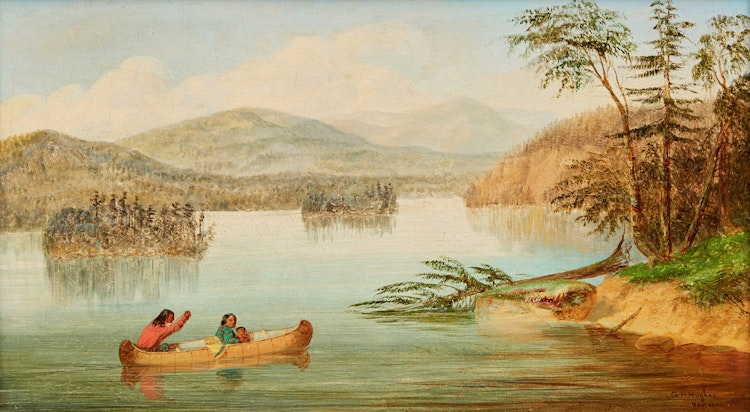 Artwork by George Hart Hughes, Homeward Bound