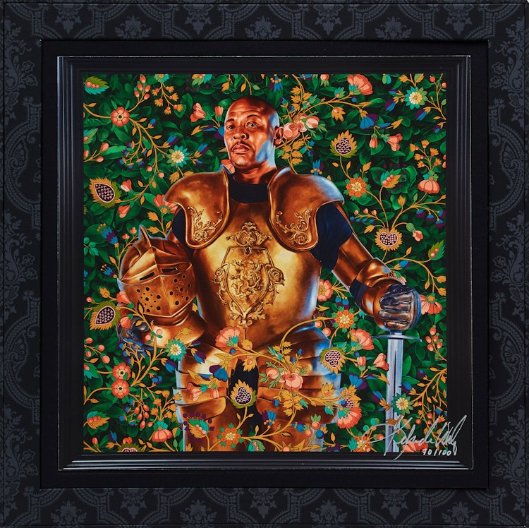 Artwork by Kehinde Wiley,  Dr. Dre - The Chronic 2001