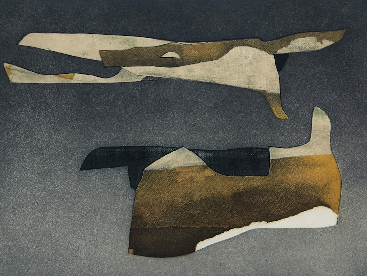 Artwork by Hans Richter, Sur une jambe