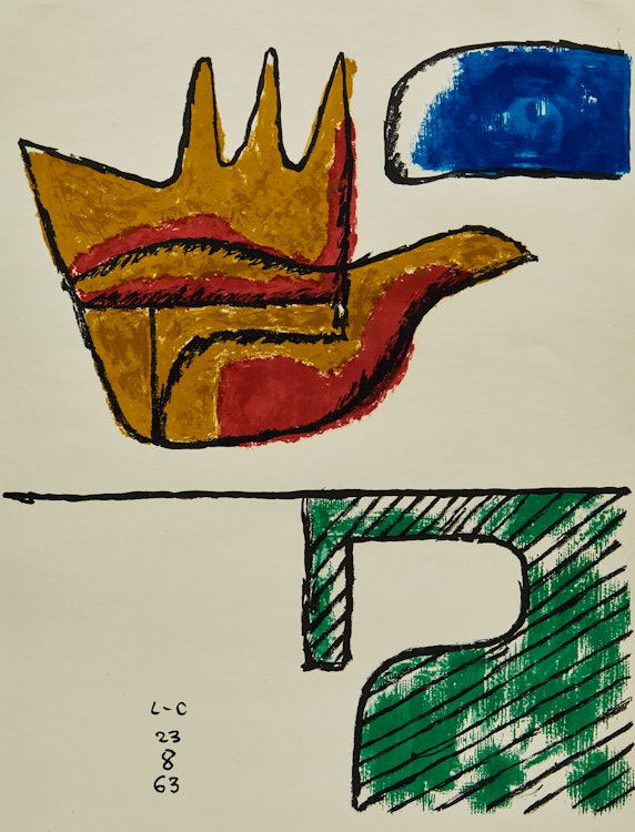 Artwork by Le Corbusier, La Main Ouverte (The Open Hand)