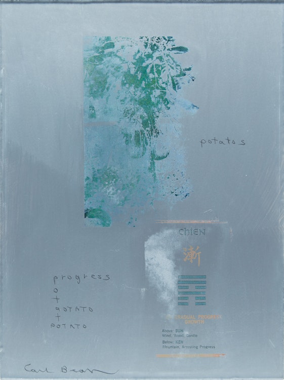Artwork by Carl Beam, Potatoes; Sung, Chia Jen