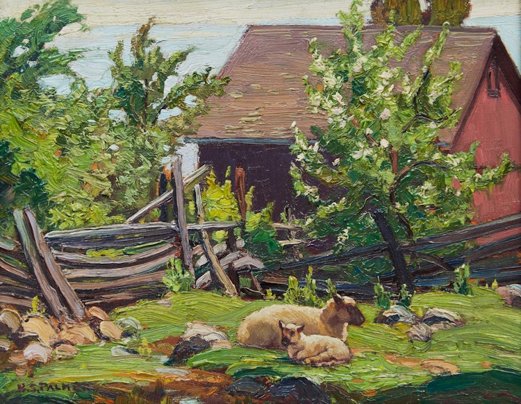 Artwork by Herbert Sidney Palmer, Spring Morning