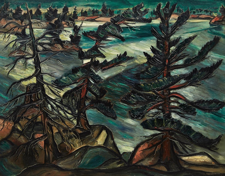 Artwork by Fritz Brandtner,  Georgian Bay