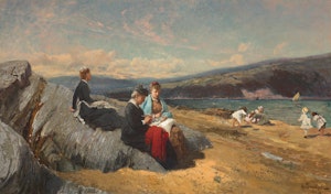 Artwork by Henry Sandham, Low Tide, Murray Bay