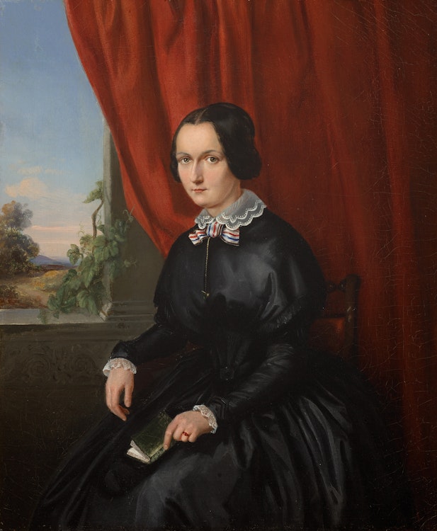 Artwork by Théophile Hamel, Madame Lemusurier