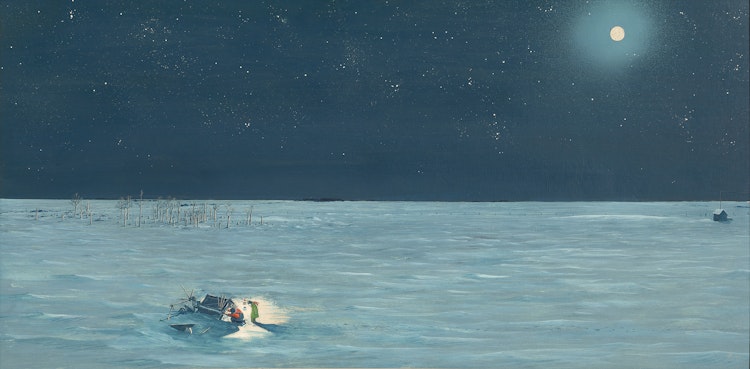 Artwork by William Kurelek, A Bolt Like That