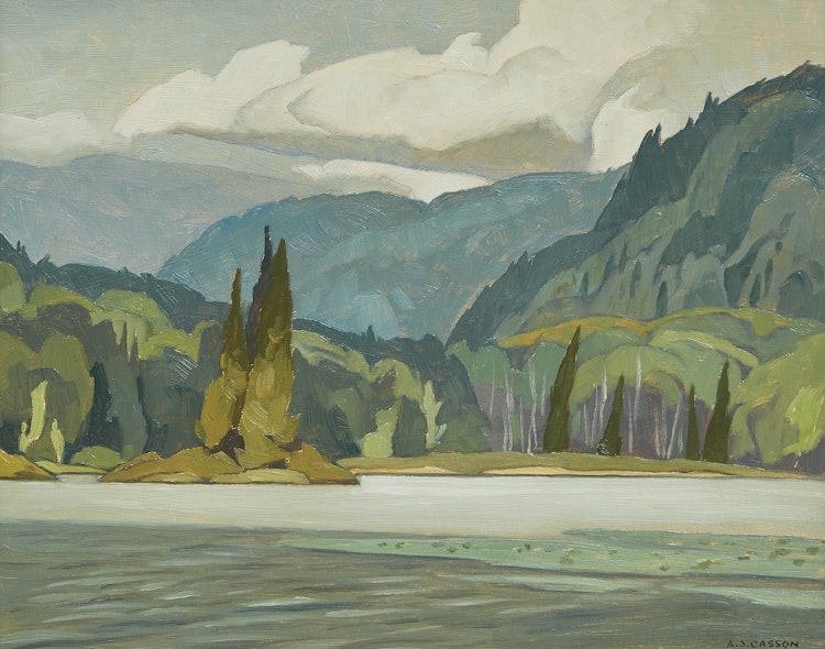 Artwork by Alfred Joseph Casson,  Oxtongue Lake