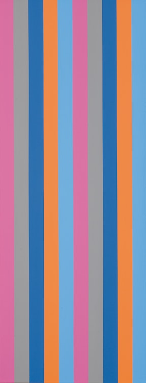 Artwork by Guido Molinari, Bi-sériel rose, 1968
