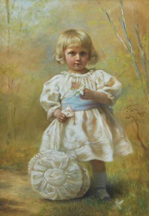 Artwork by Charlotte Mount Brock Schreiber, Portrait of Carol