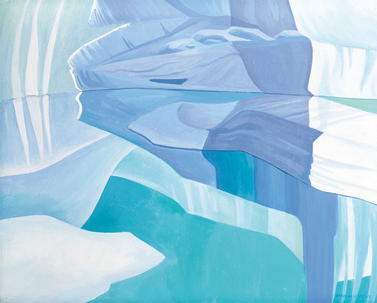 Artwork by Doris Jean McCarthy, Icebergs