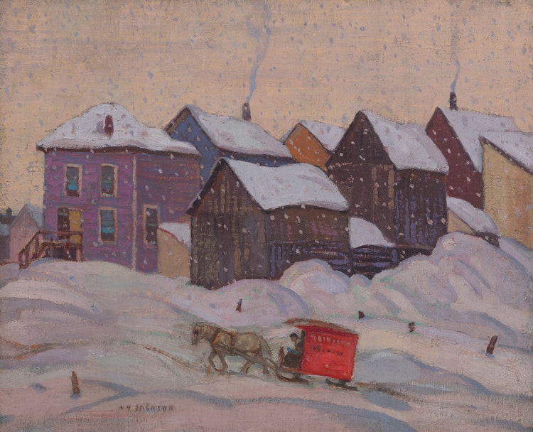 Artwork by Alexander Young Jackson, Le Boulanger, Baie-Saint-Paul, circa 1925