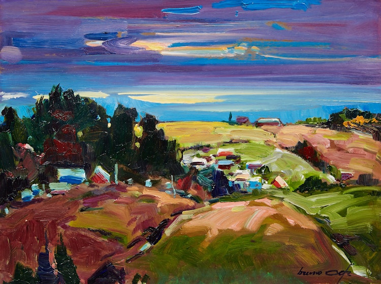 Artwork by Bruno Côté,  Tadoussac 