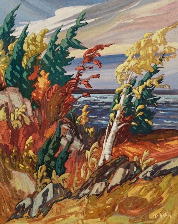 Artwork by Gaston Rebry, West Wind
