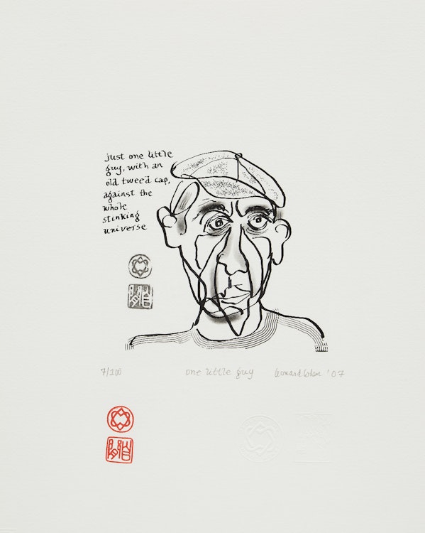 Artwork by Leonard Cohen, One Little Guy