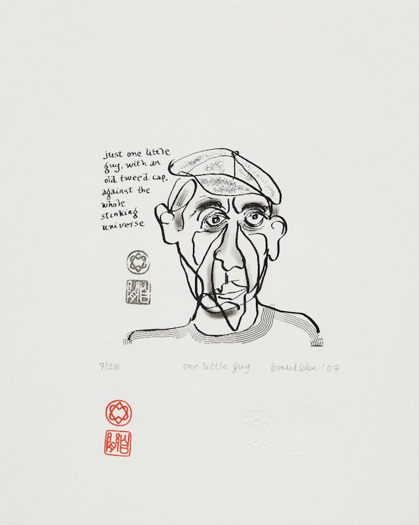 Artwork by Leonard Cohen,  One Little Guy