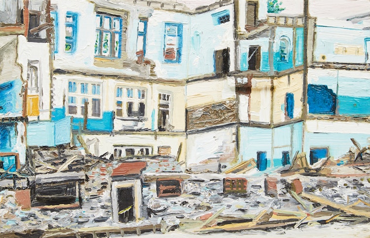 Artwork by Brian Mark Kipping, Demolition
