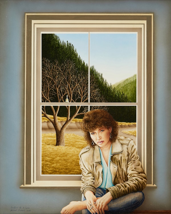 Artwork by Michael French, L’enfant de la lune; Alexandria
