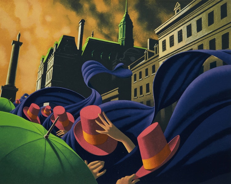 Artwork by Claude Théberge, Place Jacques Cartier