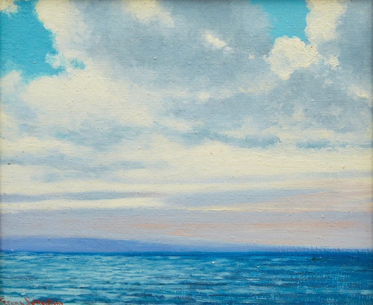 Artwork by Frank Hans Johnston, Over Georgian Bay