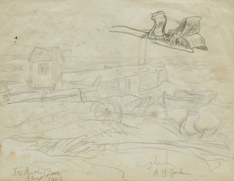 Artwork by Alexander Young Jackson, Ste Marthe, Gaspé