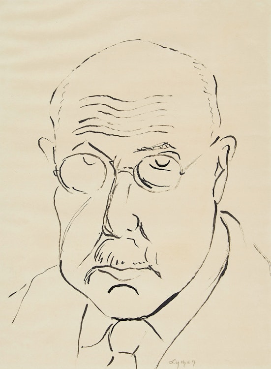 Artwork by John Goodwin Lyman,  Self Portrait