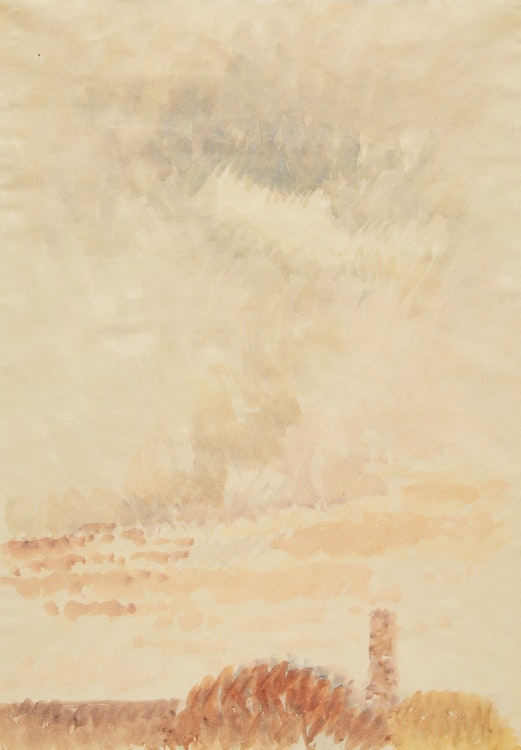 Artwork by Lionel LeMoine FitzGerald, Break in Storm