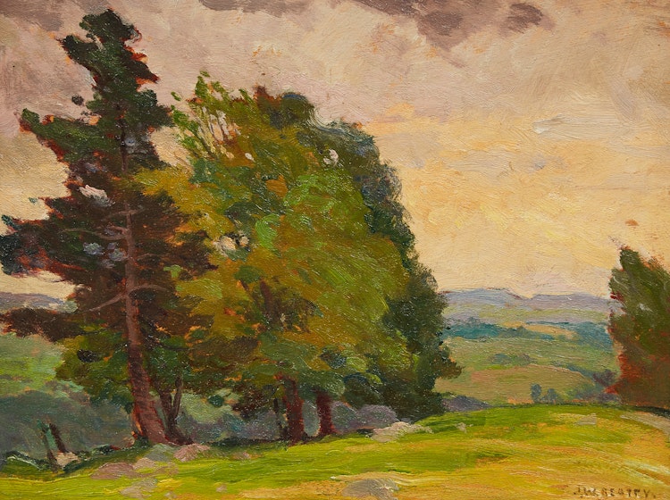 Artwork by John William Beatty, Late Afternoon, Ontario