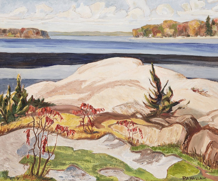 Artwork by Paul A. Hallam,  Honey Harbour