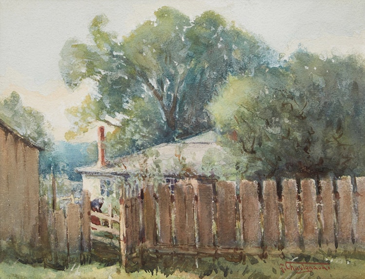 Artwork by Georges Chavignaud, Homestead