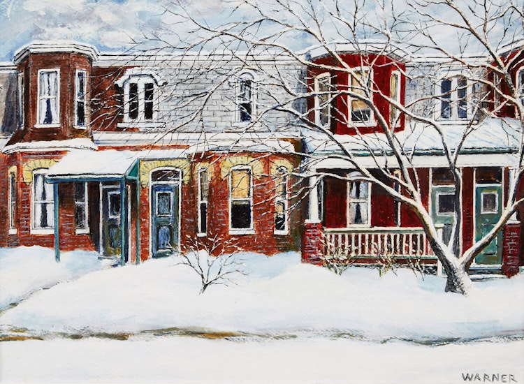 Artwork by Glen Warner, On Concord Avenue (Toronto)