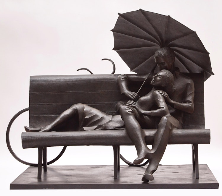 Artwork by Harry Marinsky, The Japanese Parasol
