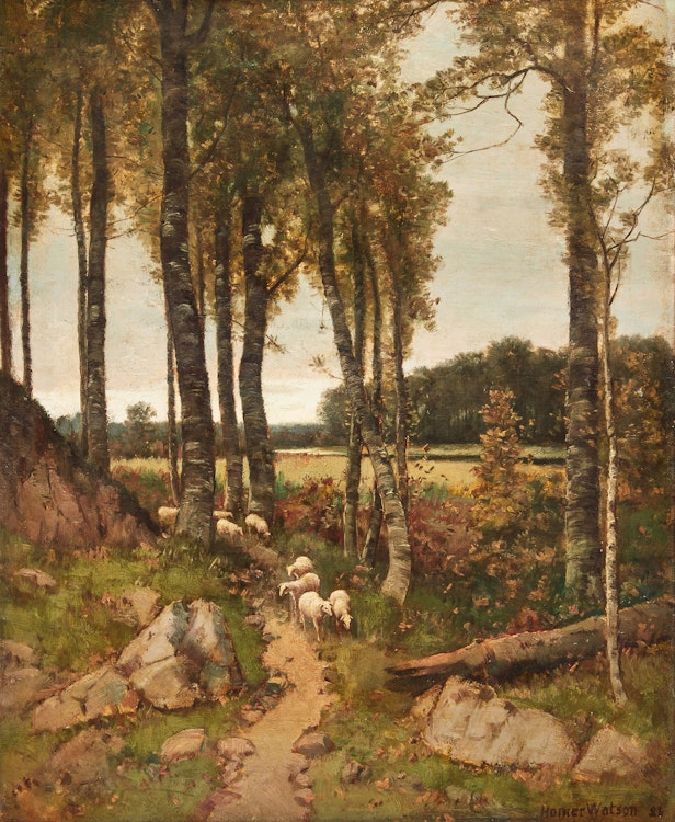 Artwork by Homer Ransford Watson,  Evening Near Doon