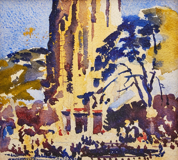 Artwork by George Paginton, World Fair, New York, 1939