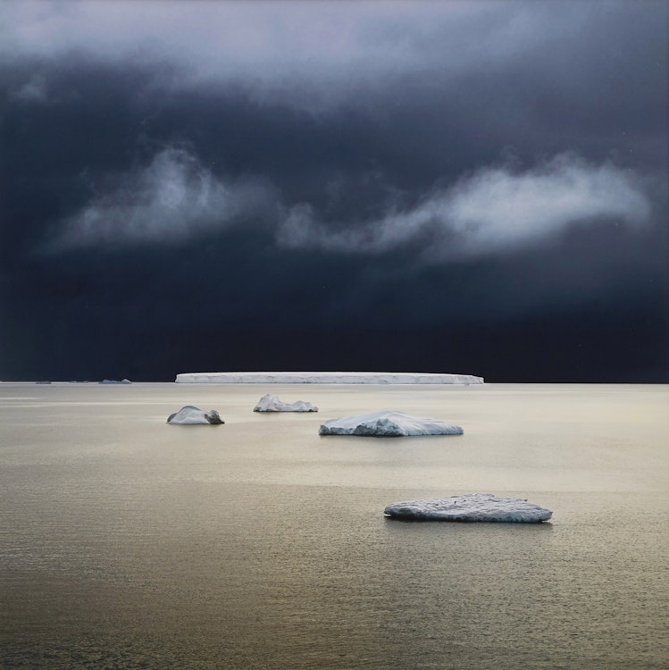 Artwork by David Burdeny, Five Icebergs, Waddell Sea