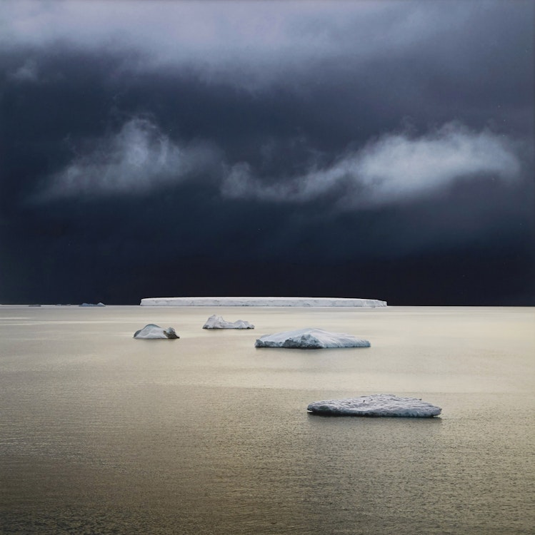 Artwork by David Burdeny,  Five Icebergs, Waddell Sea