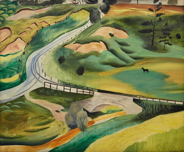 Artwork by Betty Lane, Hot Landscape