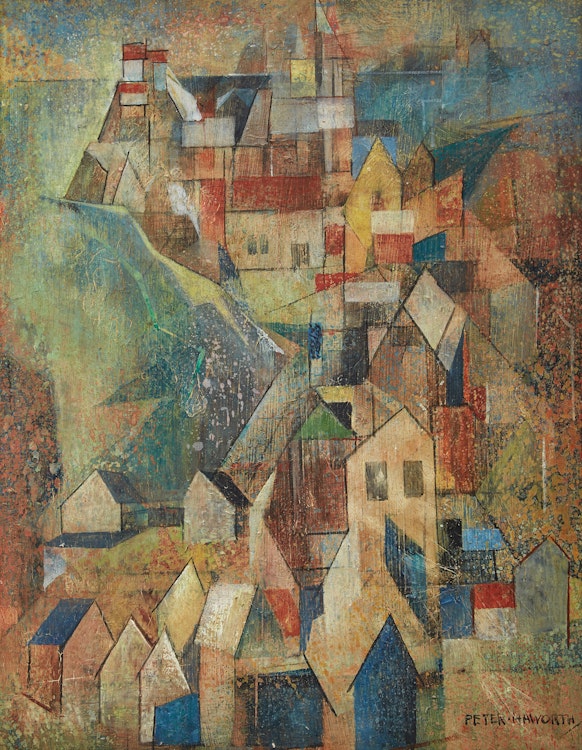 Artwork by Peter Haworth, Ontario Village
