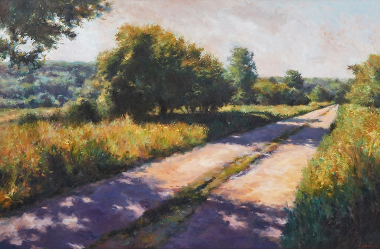 Artwork by Douglas Edwards, Concession #9, Country Rd.