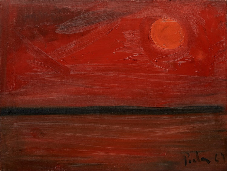 Artwork by Claude Picher,  Untitled (Abstract Sunset)